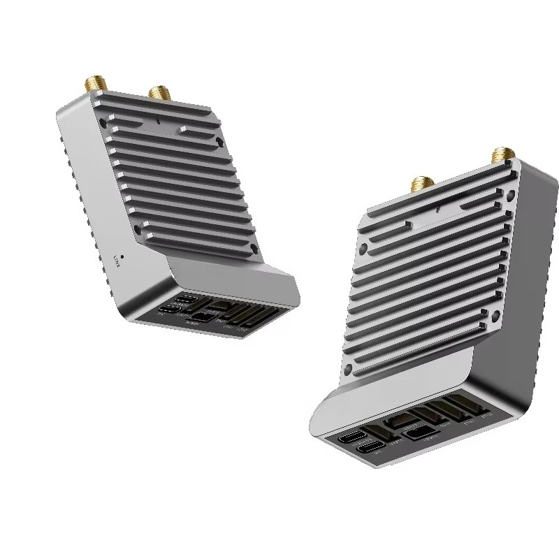 12km uav image and data transmission lte yushu robot dog cloud deep uav remote control self-organizing network link module