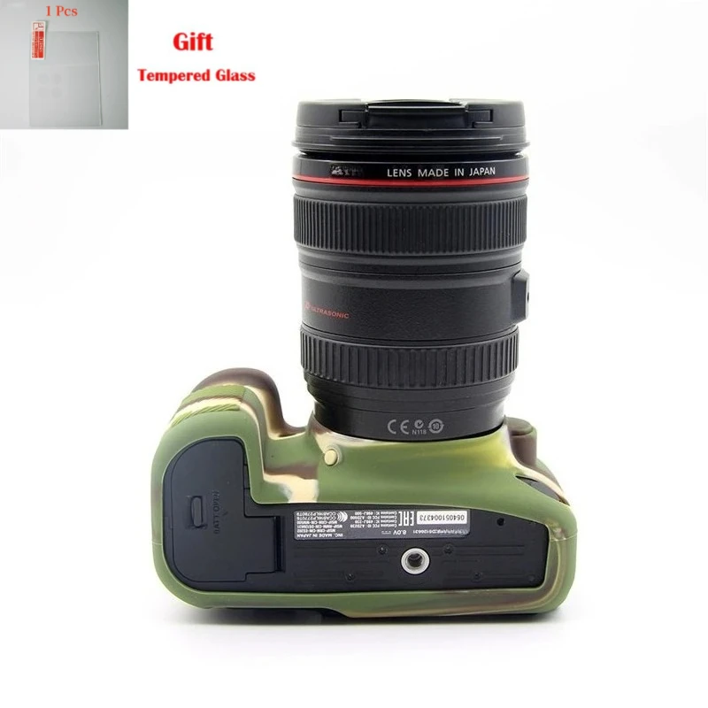 Accessories Protective cover ，For Canon EOS 6D2  6D Markii Protective case, photography soft case bag + 1PCS Free Tempered Film