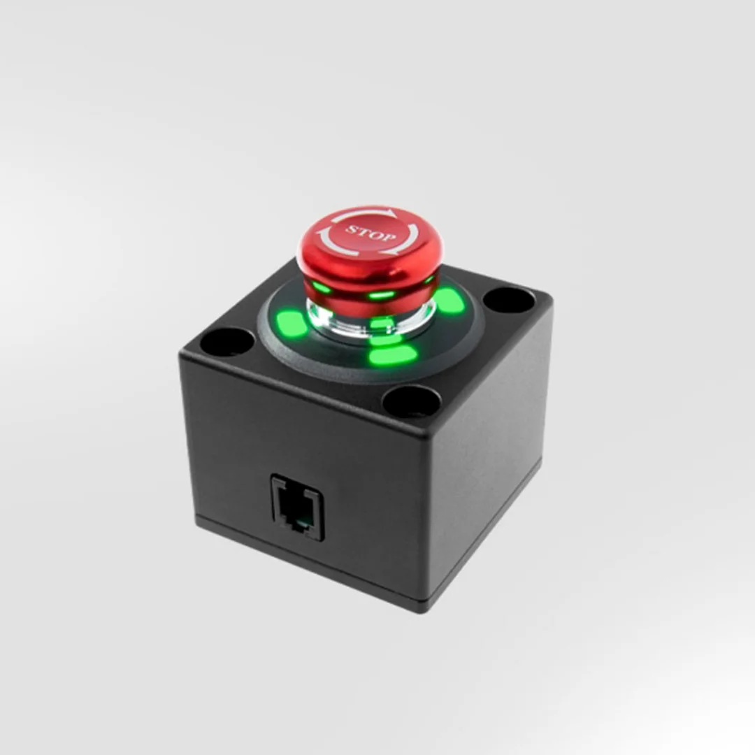

Simplayer Simagic P-STP Kill Switch Emergency Stop Switch - Quick Power Off Safety for Direct Drive Wheel Base