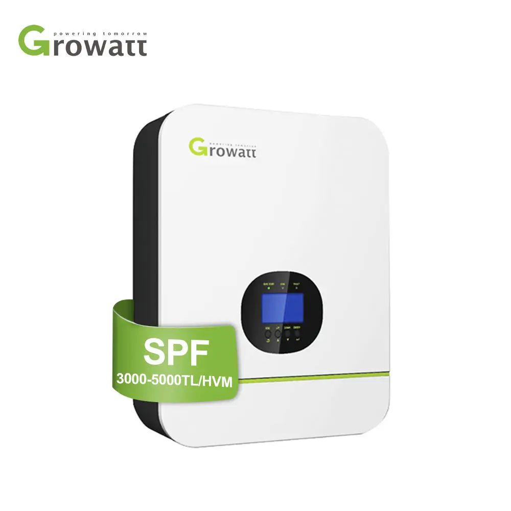 growatt monofasico off grid inversor inversores solares dc ac spf 3000tl hvm48 48v 3kw wifi fornecimento de fabrica 01