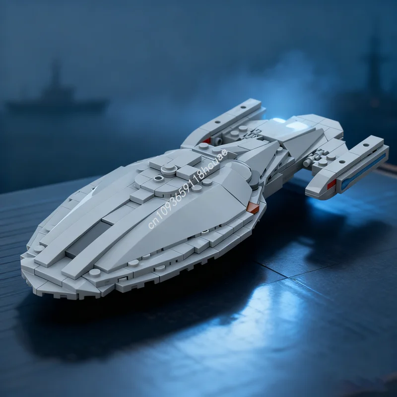 

324pcs MOC Space Star Trek Intrepid Class USS Voyager Model Building Blocks Architecture Brick Christmas Gifts Toys