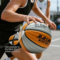 Baloncesto de entrenamiento pesado para interiores y exteriores, 28,5 ""/29, 5"", 2,2 libras/3 libras, baloncesto ponderado antideslizante para goteo, paso, habilidad de rebote