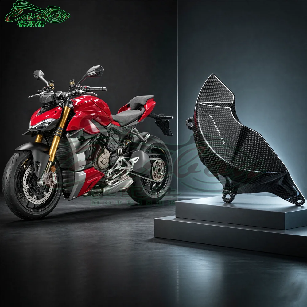 For Street fighter V4 V4R 2020-2024 Carbon brazing motor cover modification accessories motorcycle exterior engine hood