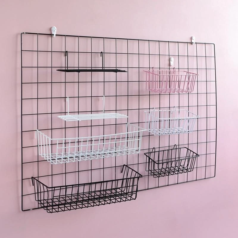 

Photo Wall Accessories Hanging Basket Wrought Iron Wall Decoration for Crea