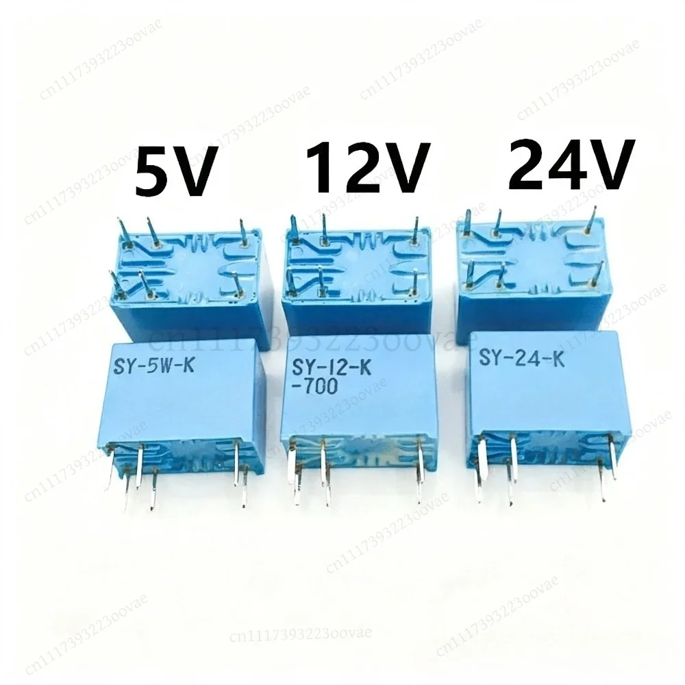 Df 10 шт. SY-5-K 5VDC SY-12-K 12VDC SY-24-K SY-5W-K SY-12W-K SY-24W-K 6PIN 1A реле, запасные части