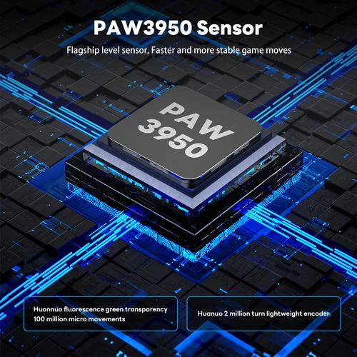 Imagen 2 del producto Ratón para juegos RK ROYAL KLUDGE M3 PAW3950, 47G, ligero, multimodo, Macro personalizado, 26000dpi, 8000Hz, 650mAH, alta energía