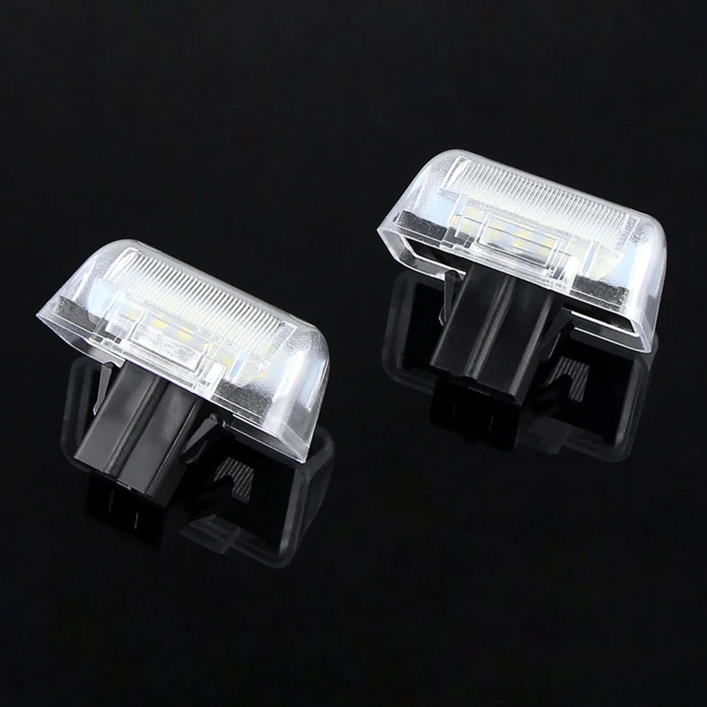 AB56-2Pc For Ford Transit MK6 MK7 1985-2013 For Ford Transit Connect 2002-2013 4388111 LED License Number Plate Light