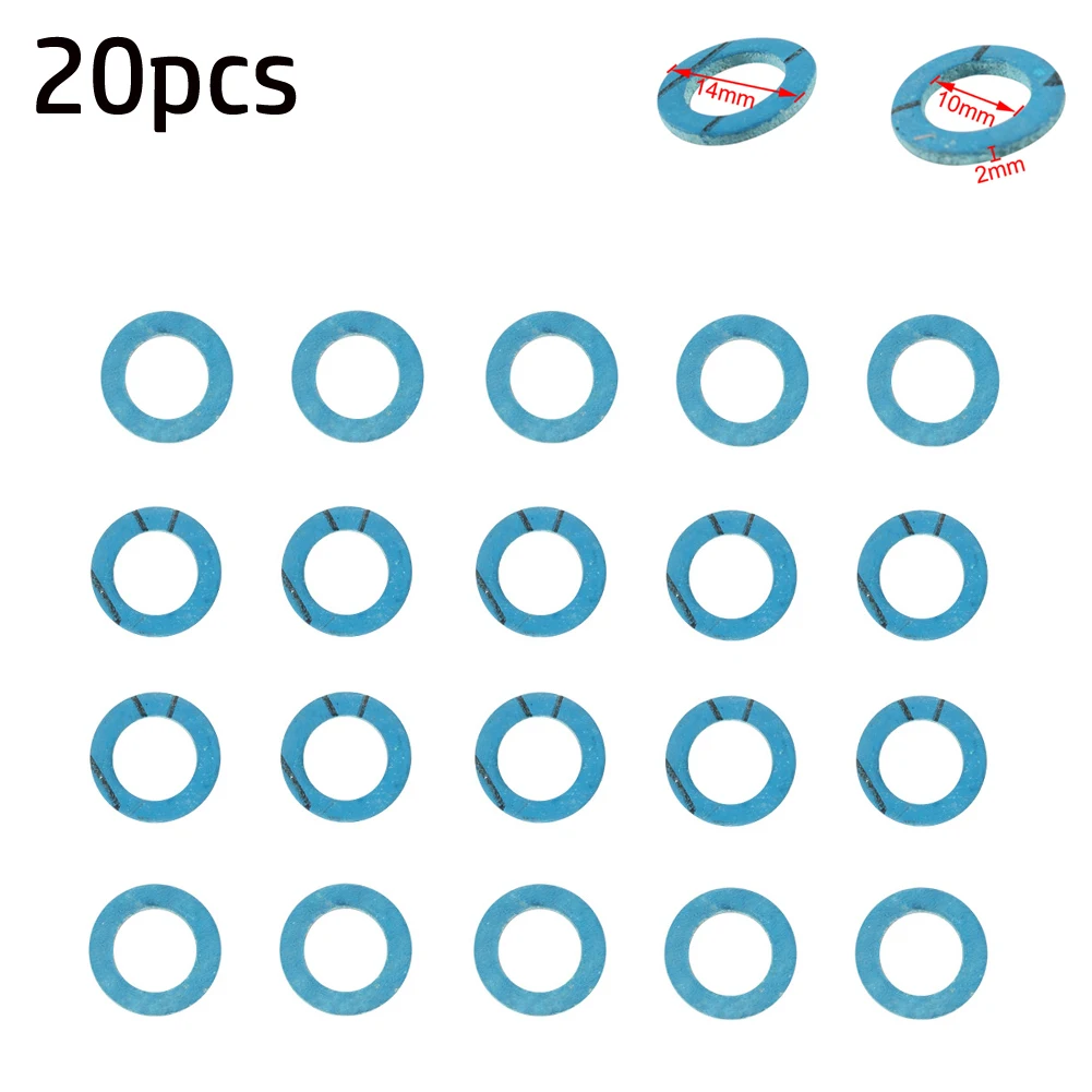 20pcs Plastic Drain Screw Gasket For Mercury For Marine For MerCruiser 12-19183-3 18-2244 Car Accessories