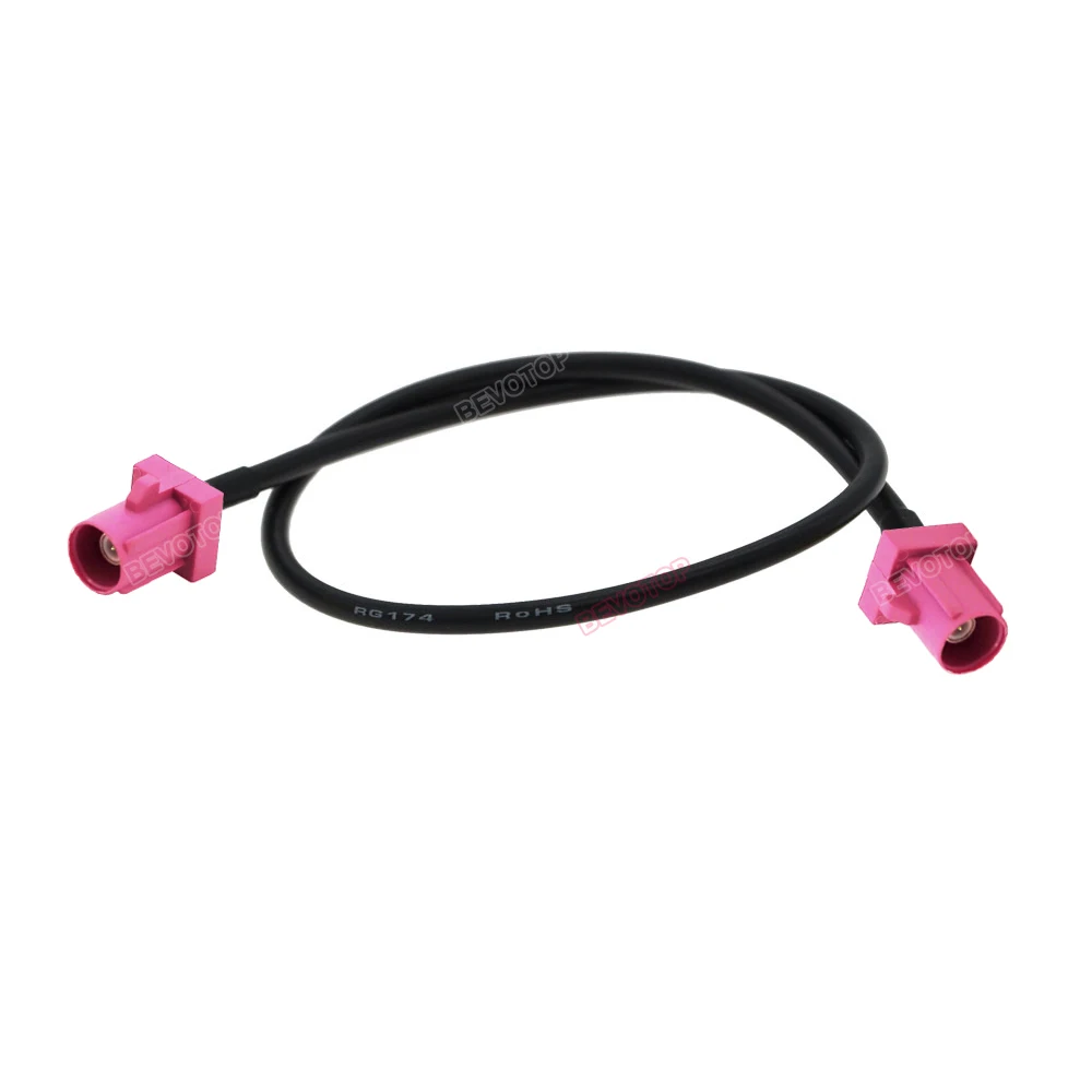 1PCS H-type Fakra Jumper Violet Pink Fakra Male/ Female connector