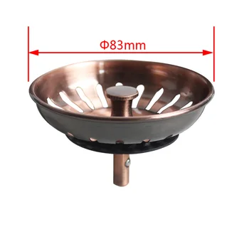 Talea Kupfer Stahl Küche Waschbecken Sieb Korb Ersatz Ablauf Stopper QS491C006