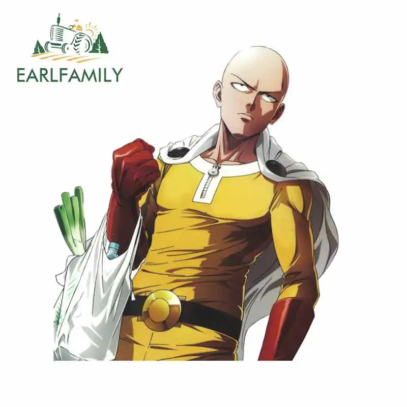 EARLFAMILY 13cm X 11.7cm For Popular Anime Man Fine Decal Fashion Anime Waterproof DIY Custom Printing Bumper 3D Car Stickers