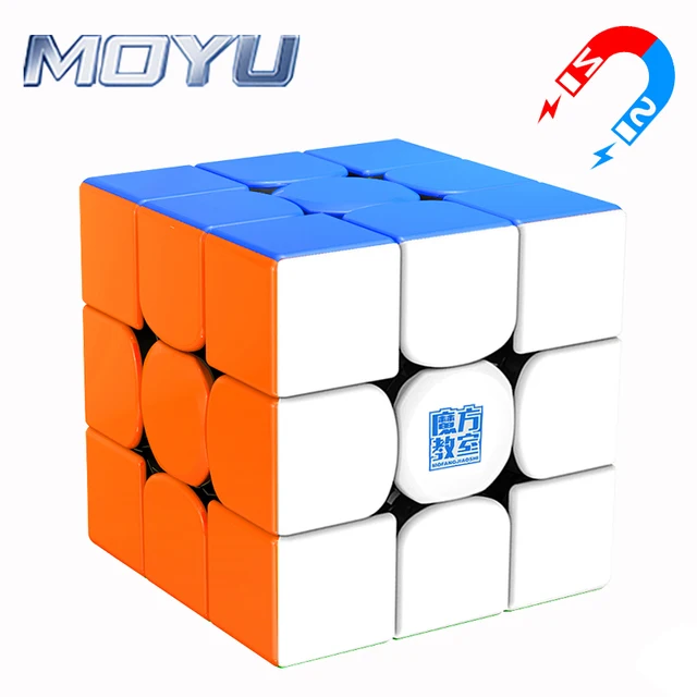 MOYU Meilong M Magnetic Magic Cube 3X3 2X2 Pyraminx Cubing Professional Speedcube 3x3x3 Speed Puzzle Zabawka dla dzieci Cubo Magico