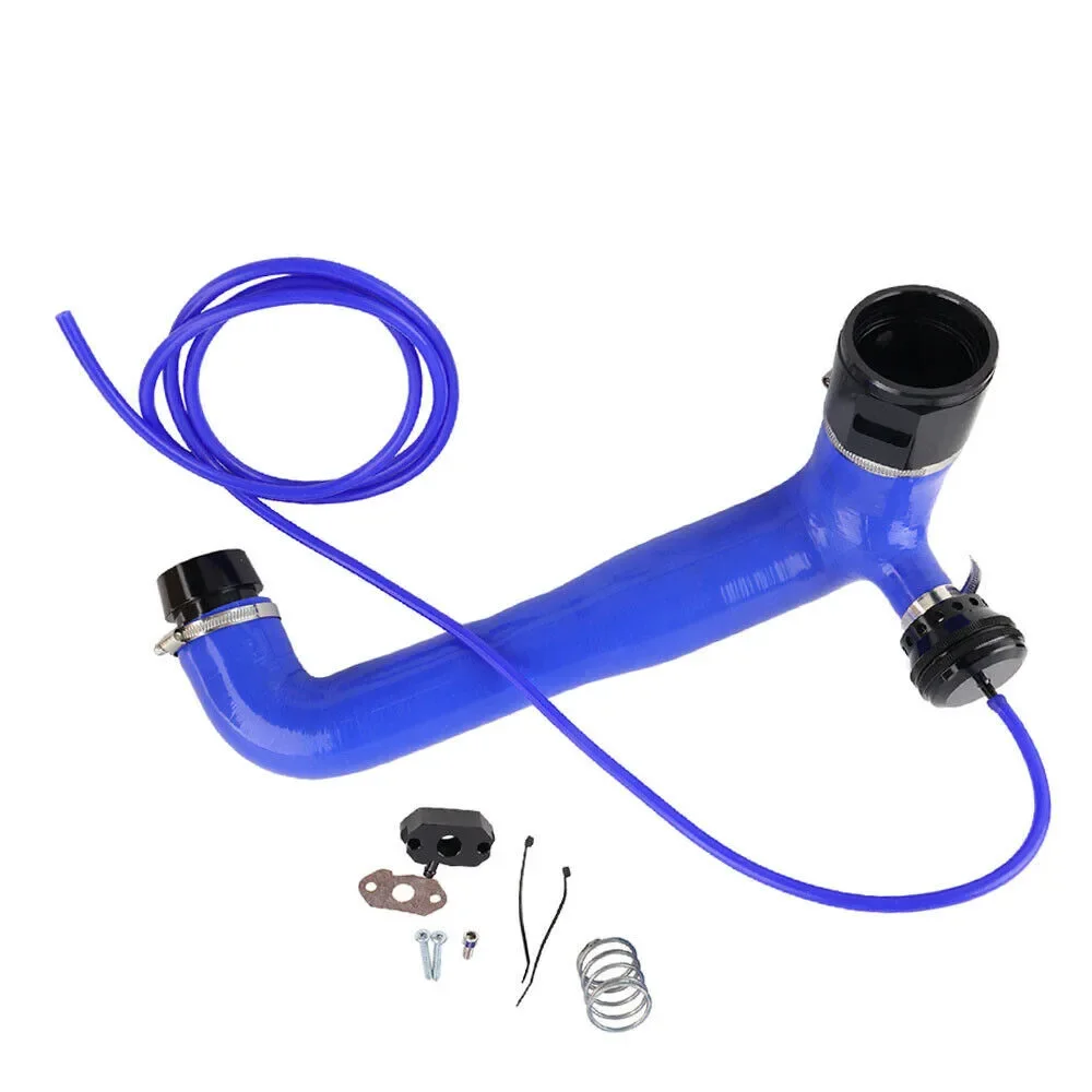 Niebieski Turbo Dump Blow Off Valve BOV Kit Pasuje do VW Golf Jetta Polo MK7 Forge 1.2 1.4 TSI