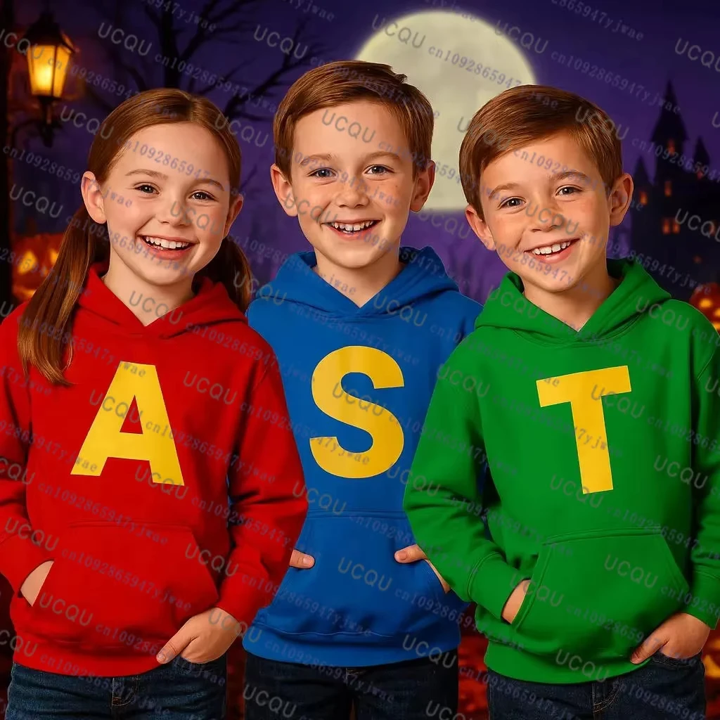 26 Spring/Summer Alvin And The Chipmunks The Squeakquel's Pullover Woman Man Kids Fashion Sweatshirt Is For Best Friends Hoodies