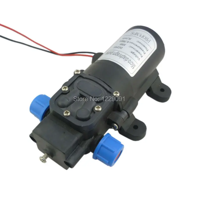 1pcs Return Valve Type 30W 3L/min High Pressure Self Priming Diaphragm Water Pump 24v