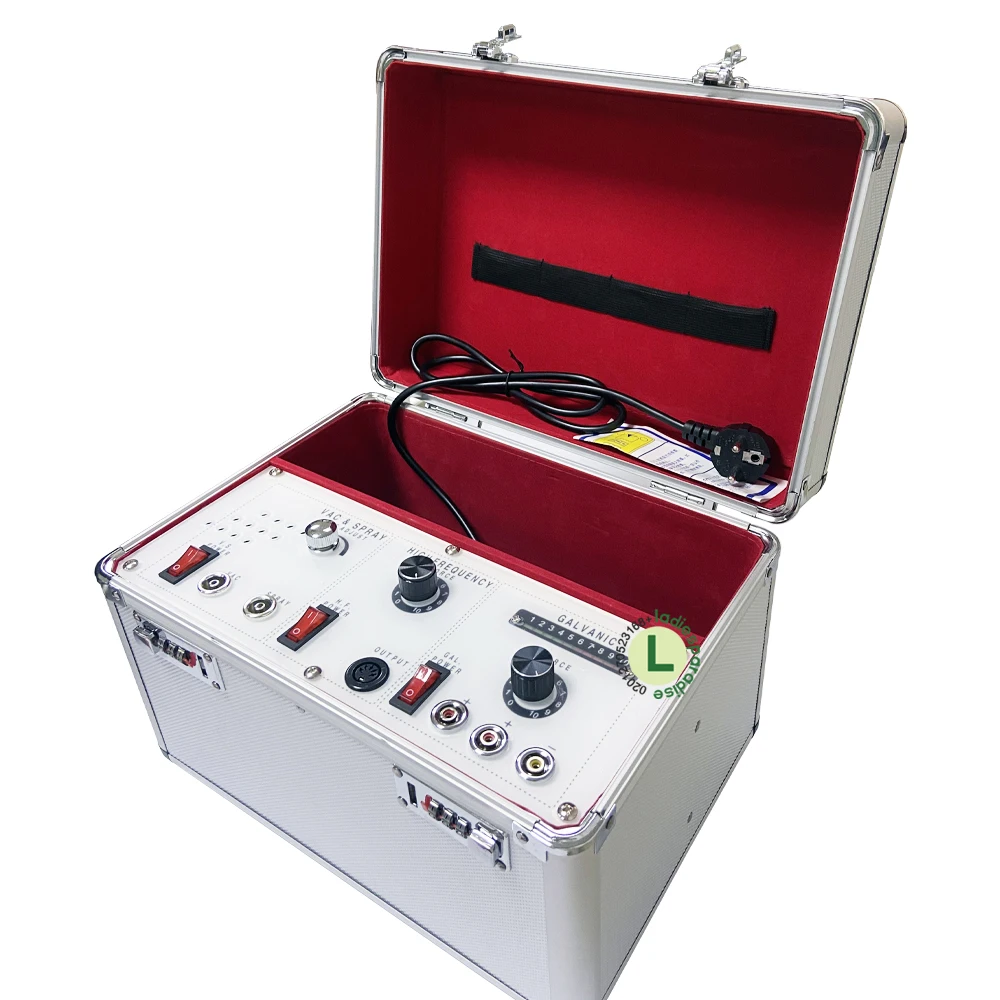 Équipement de beauté galvanique multifonction 4 en 1, haute fréquence, soins de la peau du visage, élimination des points noirs d'acné, dispositif de Spa par pulvérisation sous vide