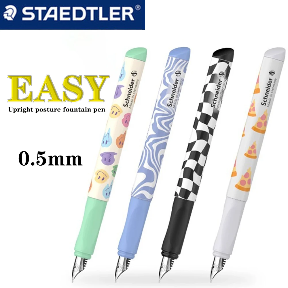 Nuevo Schneider-pluma estilográfica Fen EASY Iridium, punta F (0,5mm), bolígrafos útiles escolares para escribir, suministros de oficina, papelería Kawaii