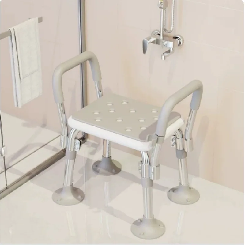 Non-slip Bath Chair for Elderly & Pregnant Women, Safe Shower Seat for Bathroom Shower Room
