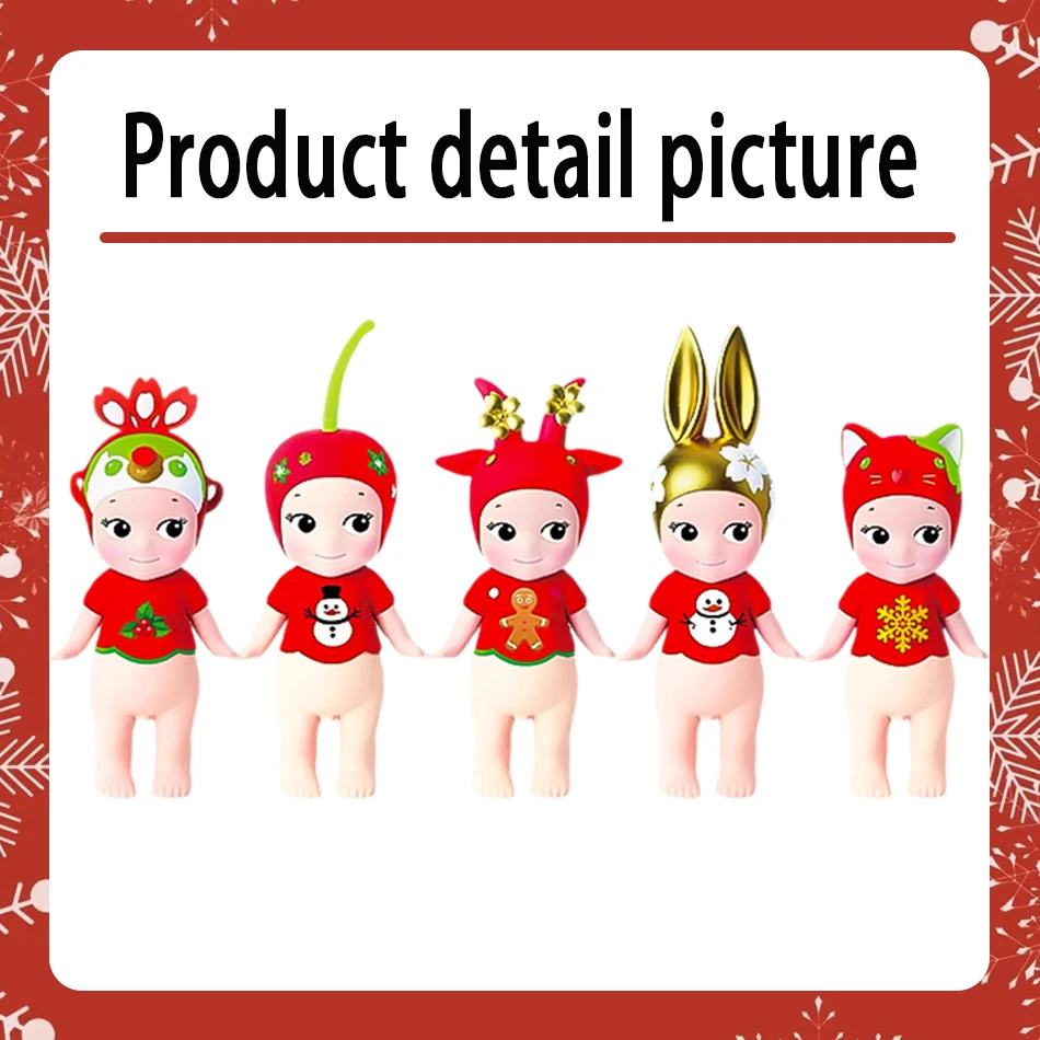 1-12 قطعة Sunnys الملائكة عيد الميلاد تقويم القدوم صندوق أعمى أنيمي الشكل الكرتون لطيف لعب الأطفال هدايا عيد الميلاد عيد الميلاد