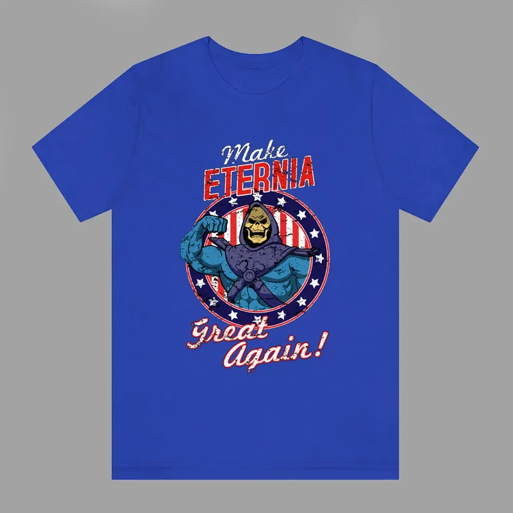 

Мужская синяя футболка He Man Make Eternia Great опять, размер S 3XL