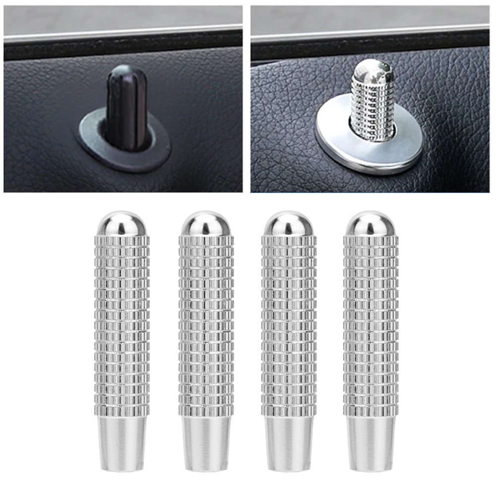 Aluminum Alloy Car Door Bolt Lock Pin Doors Bolt for Mercedes Benz C W205 GLC GLE E W213 CLA GLA A Class Modified Accessories