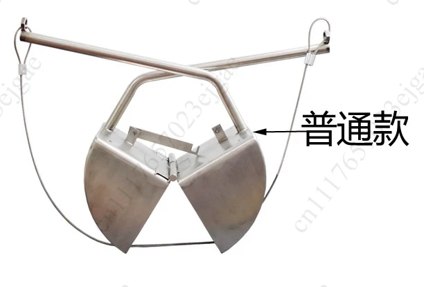 ETC-200 sludge sampler stainless steel box mud dredging lake bottom sludge sediment grab sampler