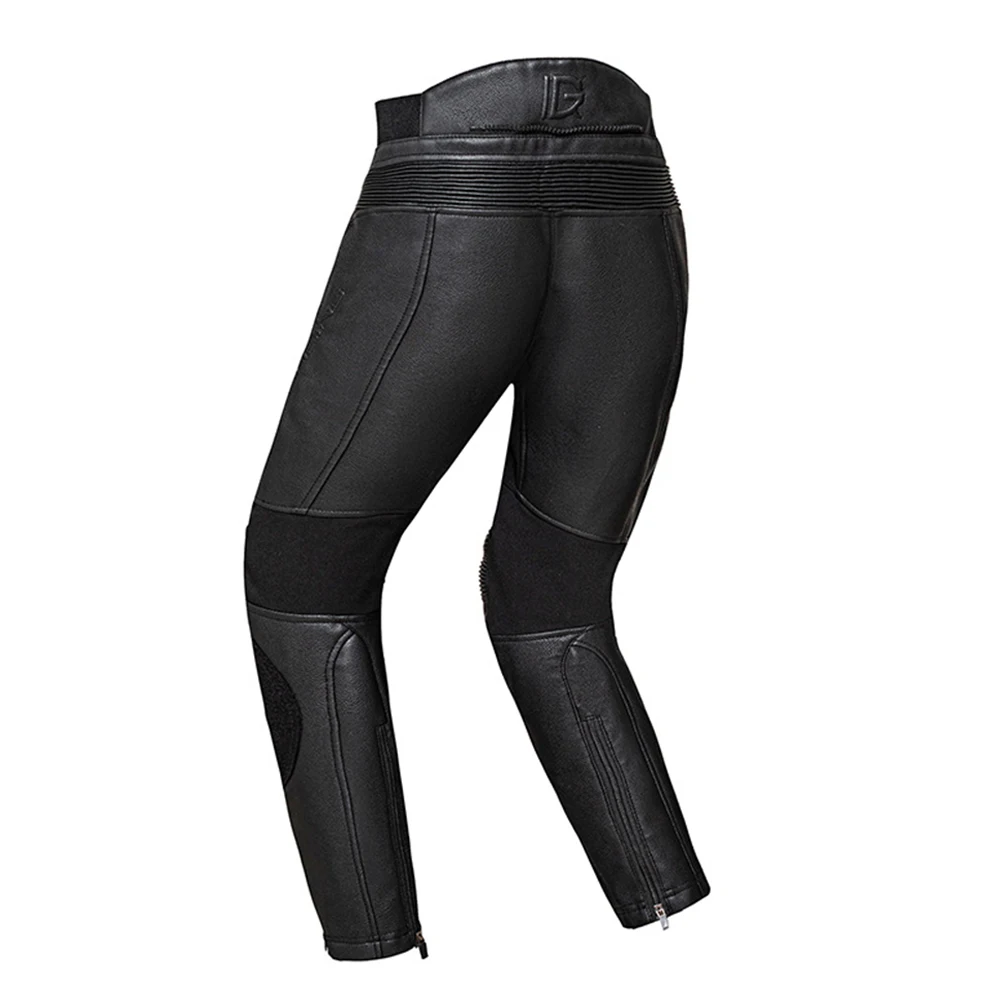 Motorcycle Pants PU Leather Pantalon Moto Men Pantalon Motocross Black Pantalon Moto Para Hombre CE Protector Motocross Pants