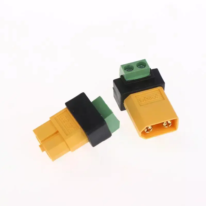 XT60 Male Female To 2Pin Terminal Adapter Solderless Charging Connector For UAV Balance Charger Solar Panel Model Devices