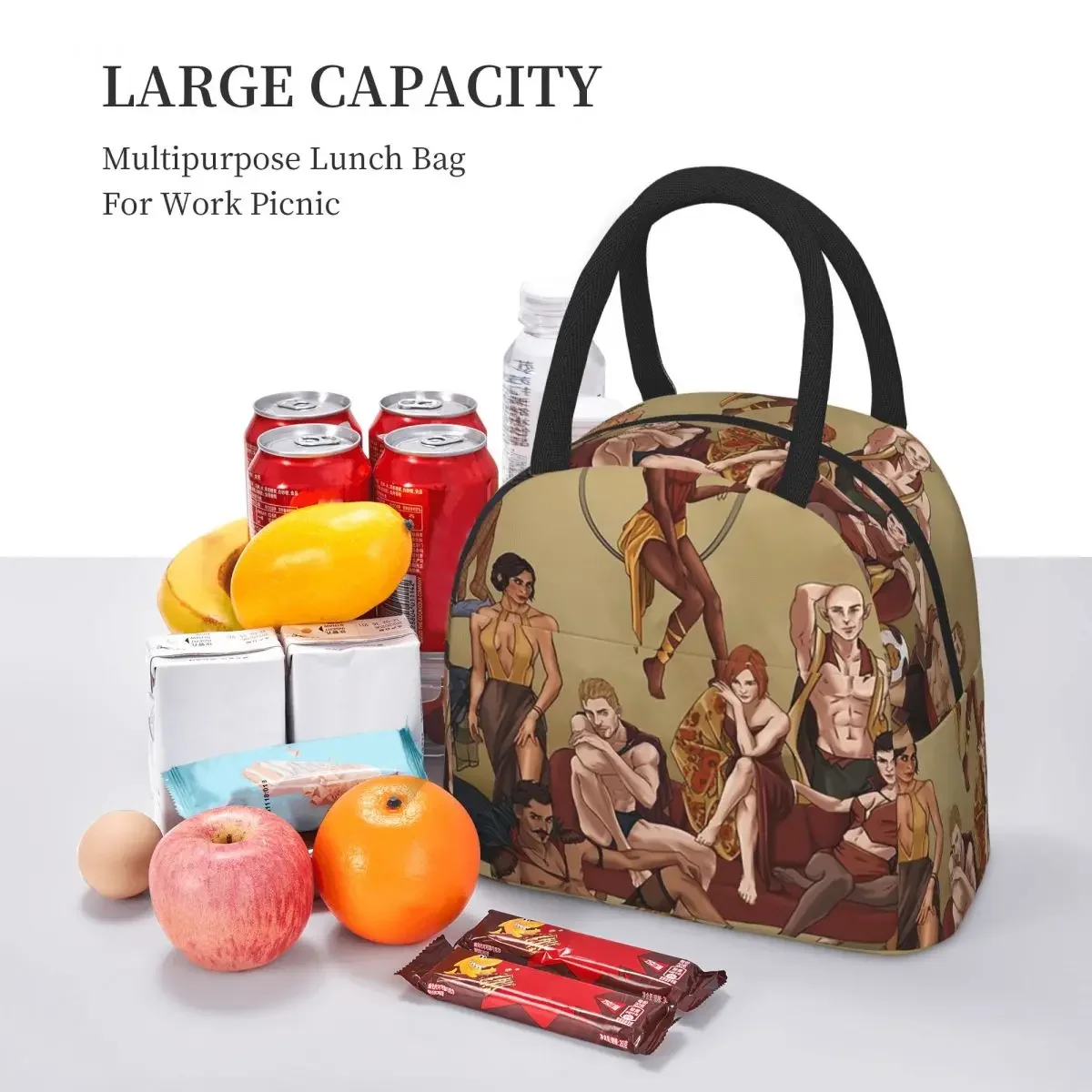 Dragon Age Inquisition - PJ's Series Insulated Lunch Bag for Kids School Cooler Thermal  Tote Portable Lunch Boxes Container