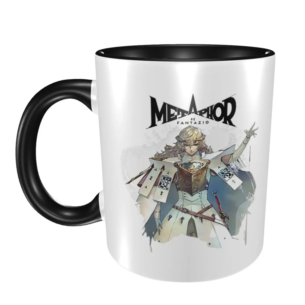 

Metaphor Refantazio Louis Atlus Mug Funny Ceramic Coffee Cups Tea Mugs Milk Cup Drinkware Gift for Woman Man