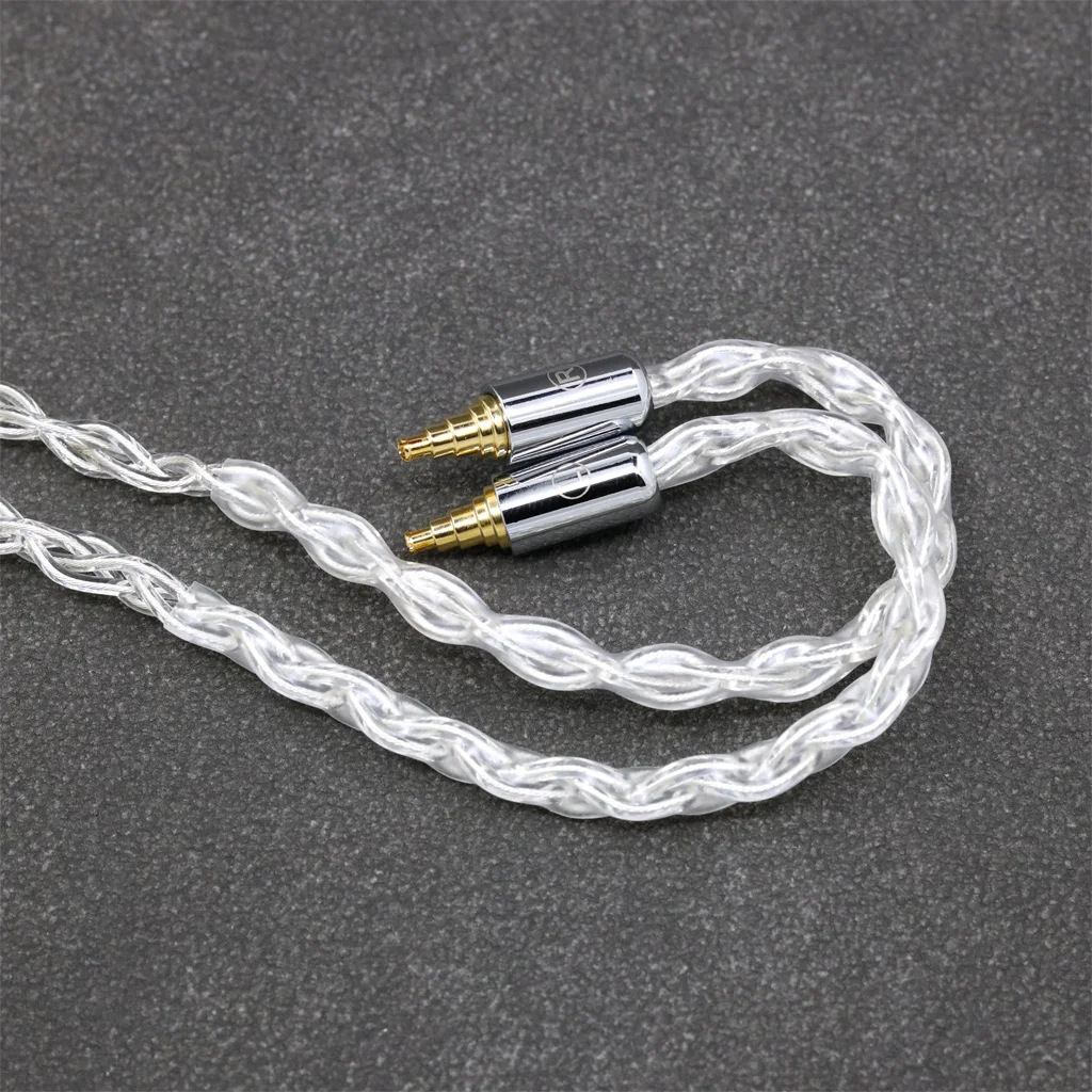 8 Core 99% 7n Pure Silver Palladium Earphone Cable For Sennheiser IE40 Pro IE40pro LN008790