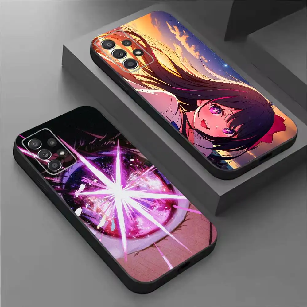 delightful Anime O-Oshi no Ko Soft Black Phone Case for Samsung S26,25,24,21,22,21,20,10,9,8,7,6Ultra,Plus,Fe, Lite
