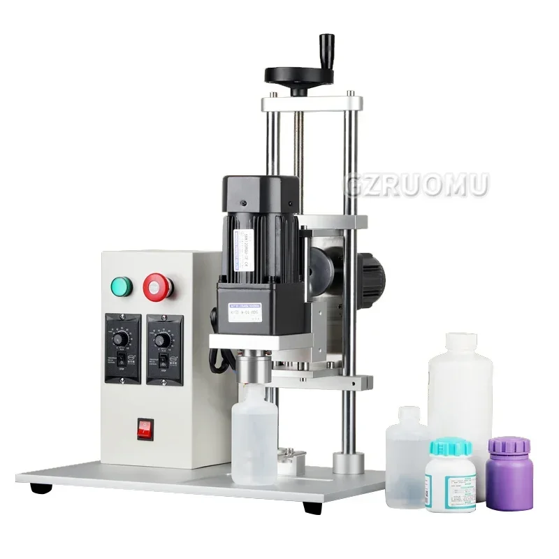 

Semi-automatic Capping Machine Plastic Glass Bottle Capper Water Beverages Cosmetics Bottle Cap Crimping Tool WT-80XG
