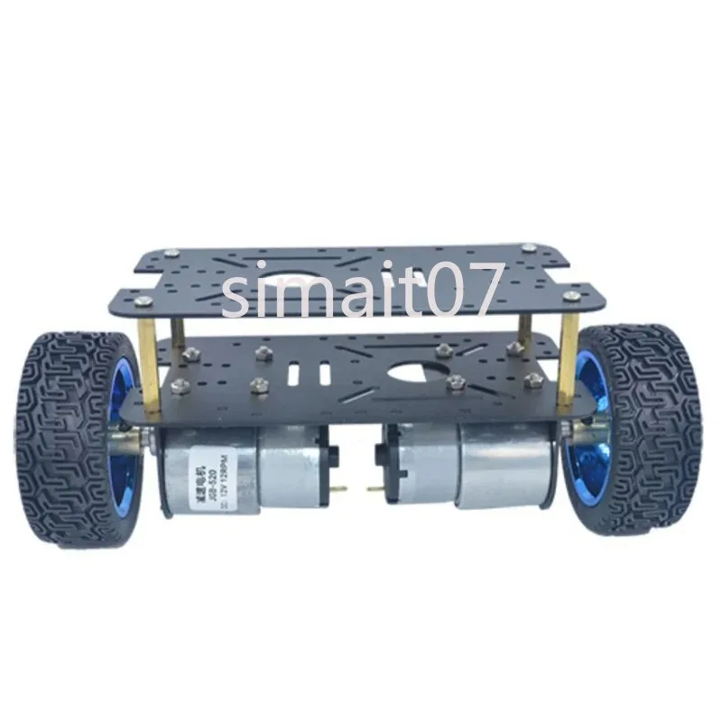 

2WD Smart Robot Car Chassis Kit - 520/370 DC Encoder Motor for Electric Smart Cars
