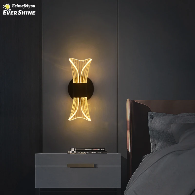 Nordic LED Wall Lamp Interior Lighting Home Appliance Living Bedside Bedroom Corridor Home Decoration Wall Light Sconces