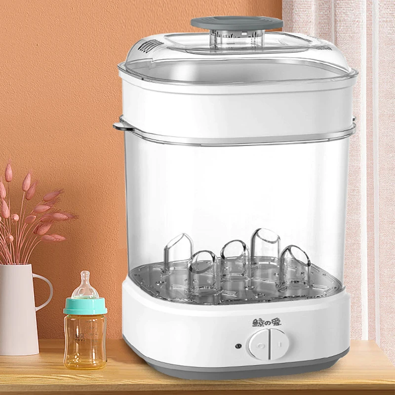 Baby Feeding Bottle Warmer & Sterilizers Food Milk Warmers Bottle Steam Sterilizer Electric Baby Bottle Sanitizer with Timer