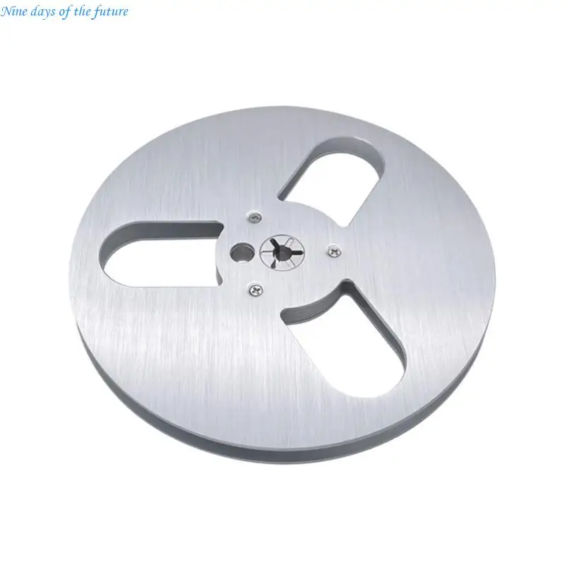 

7Inch Tape Reel 3 Holes Aluminium- Empty Tape Spool Aluminum-Alloy E65A