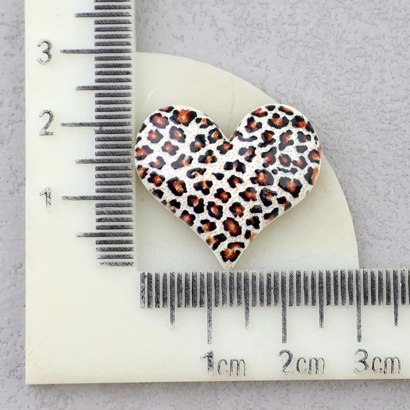 10Pcs Leopard Liebe Fliege Bär Kaninchen Fünf Blütenblätter Blume Harz Dekor Kunststoff Junk Telefon Fall Diy Handwerk Haar Zubehör