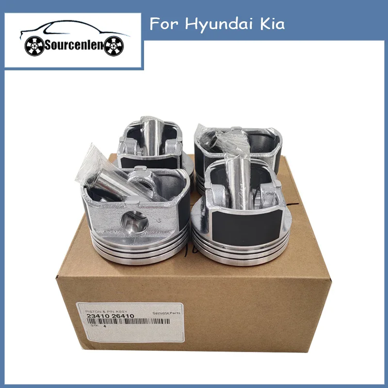 

Brand New Genuine Piston Set for Hyundai Kia 23410-26410 2341026410