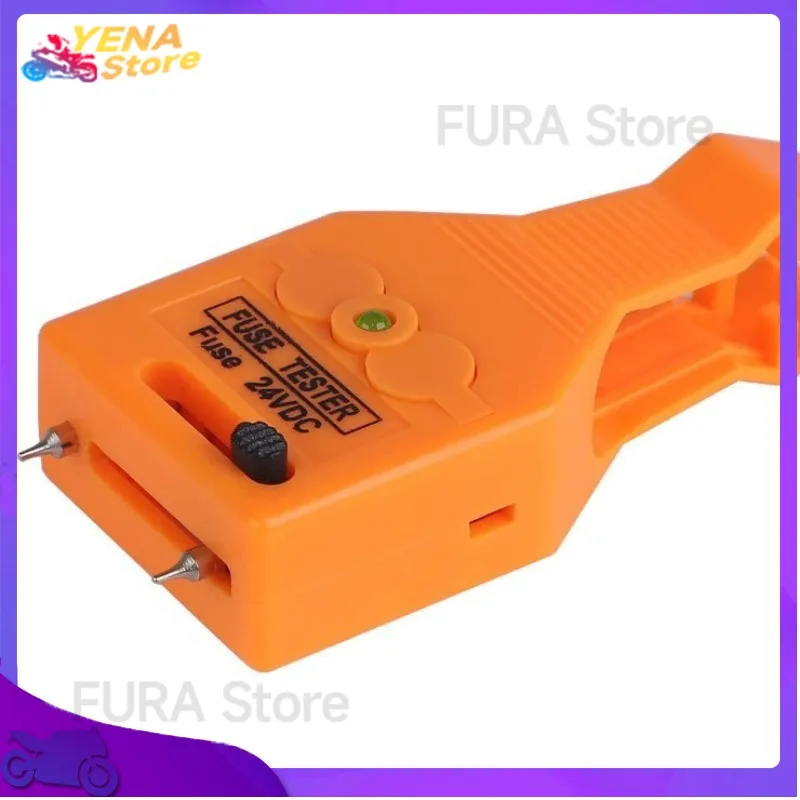 

24V Fuse Tester DC Automotive Tester Blade Puller Multi-Functional Car Checker Puller Removal Tool for Mini/Standard Blade