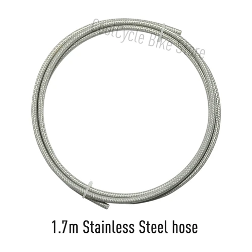 Imagen 2 del producto Manguera trenzada de Kevlar de acero inoxidable para freno hidráulico, para Shimano MAGURA SRAM Avid Hope MTB, tubos de aceite para bicicleta de carretera, manguera de Cable de freno
