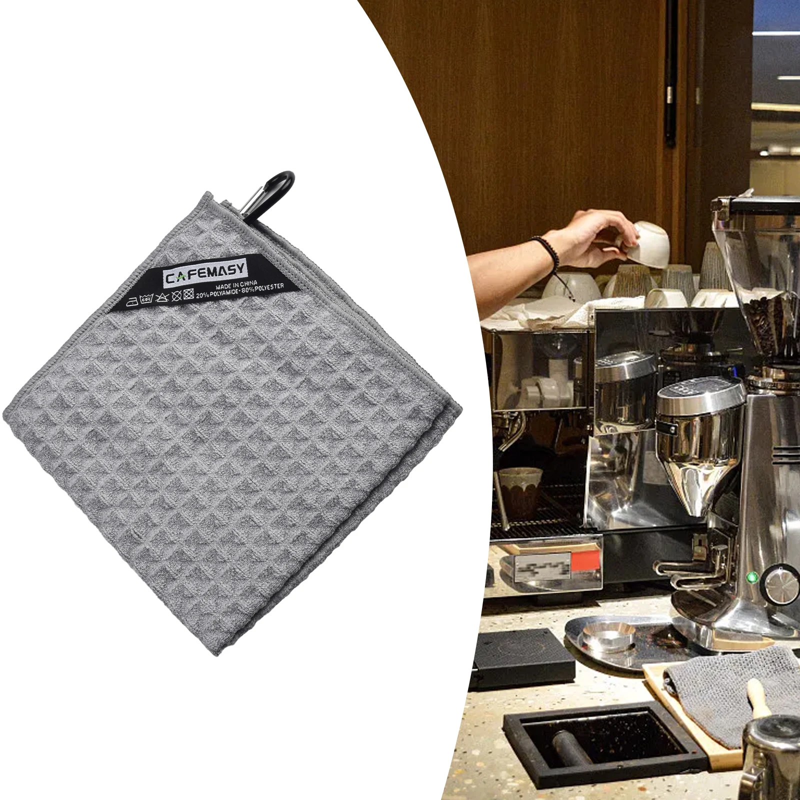 Cleaning Bar Bar Cloth Cleaning Solid Color Useful Water Absorption Accessories New 30*30cm Brown High Quality