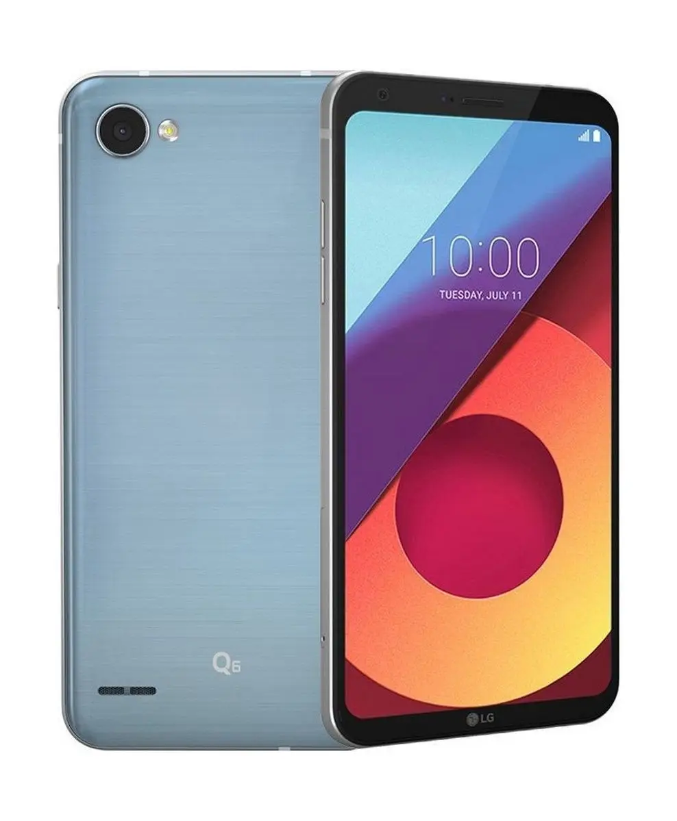 LG-Q6 Smartphone com tela sensível ao toque, telefone original, 2GB RAM, 32GB ROM, câmera de 13MP, GPS, WiFi, Bluetooth, impressão digital, 5,3"