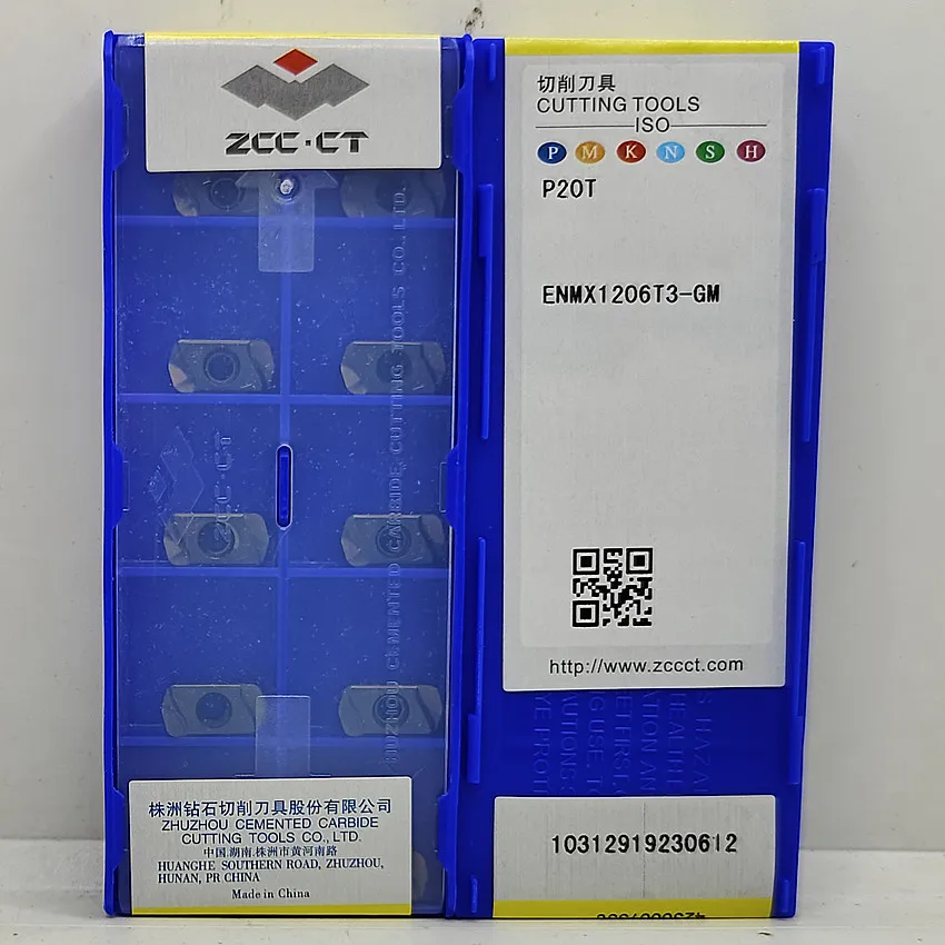 

ENMX1206T3-GM P20T LNMU0303 universal installation ZCC.CT CNC carbide inserts Rapid feed Milling inserts For Steel processing