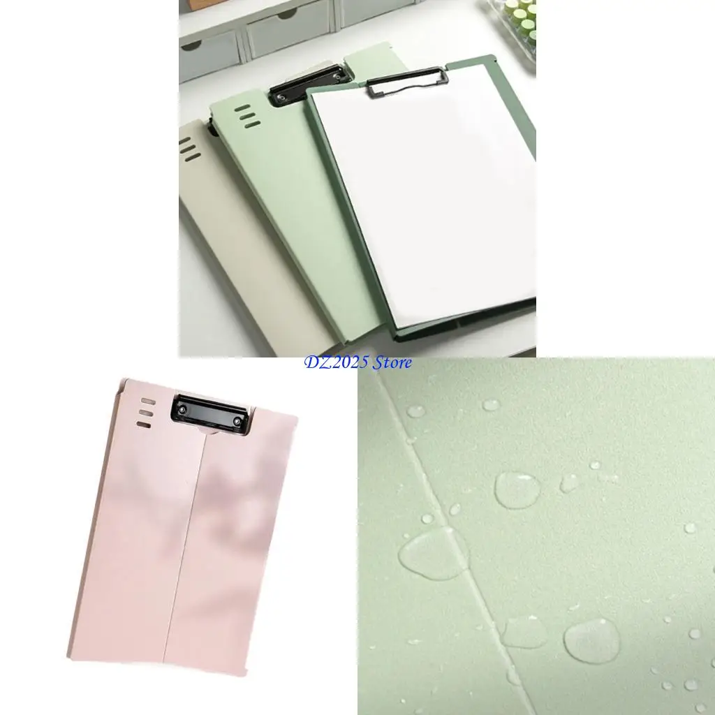 

Q6RC Standard Size Clipboard with Metal Spring Clip Standing up Clipboard For Contract Notes And Sheet Music Organization