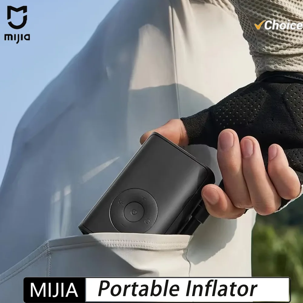 2026-mijia-portable-air-pump-2000mah-150psi-electric-air-compressor-tire-pressure-detection-car-bike-multitool-inflator-cn
