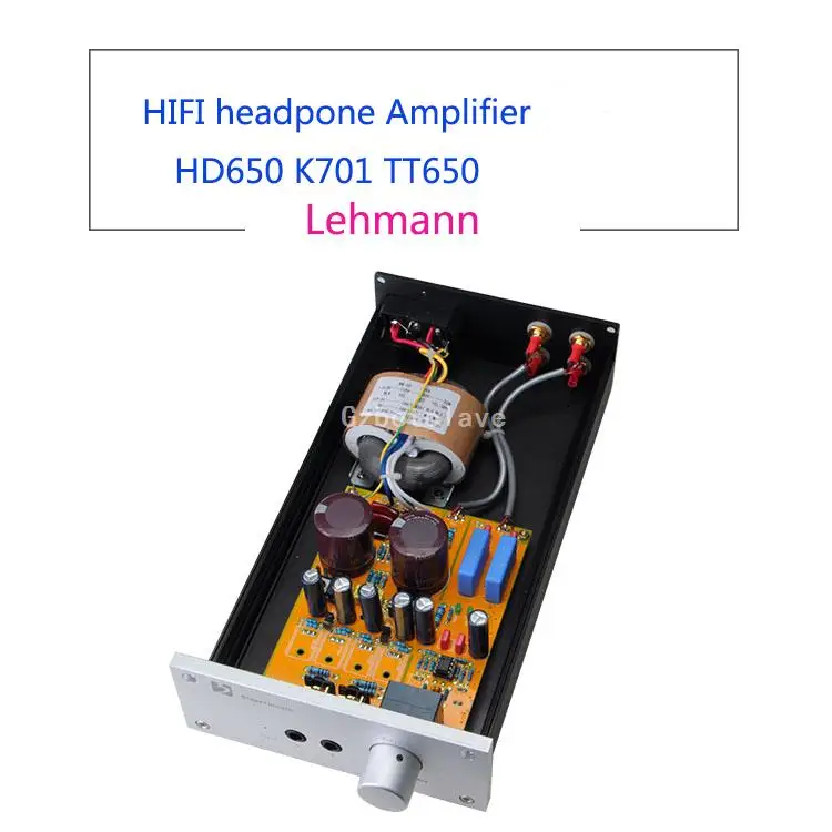1:1  Classics Lehmann circuit hifi headphone amplifier OPA2134 earphoneamp for HD650 K701 TT650