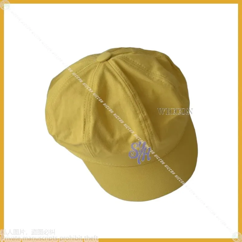 Bebé Saja niños Cosplay Anime película Kpop disfraz de demonio Color menta pelucas cortas Jirai Kei Boy Y2K moda sombrero amarillo Halloween Cospl