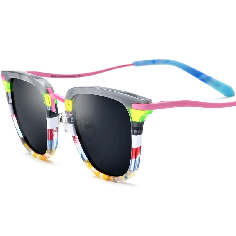 Acetate Thick Sun Glasses Women Fashion Cat Eye Polarized Sunglasses Man Luxury Brand Vintage Japanese Handmade Spectacles