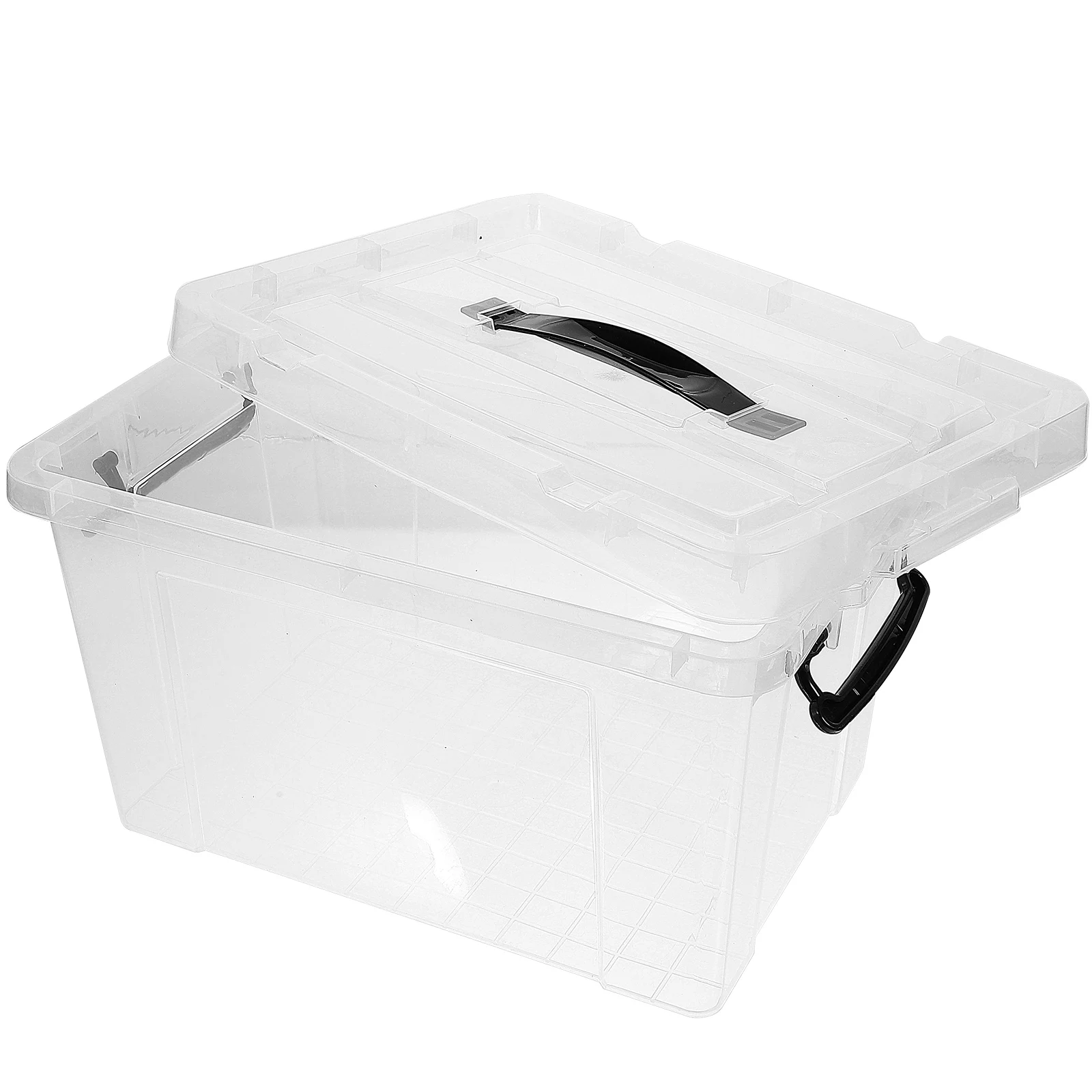 

1pc Large Capacity Plastic Storage Bin Lightweight Household Organizing Box For Home Use Japanese Saving Container 8